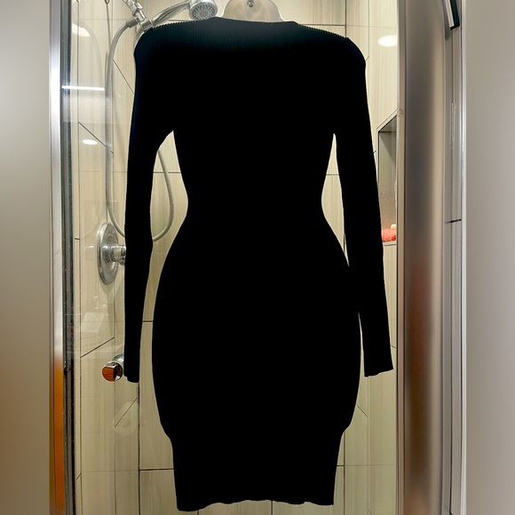 Black sweater dress, excellent condition - Picture 2 of 3